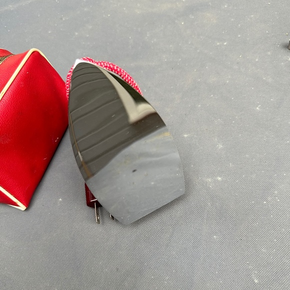 Vintage 1960's Travel Iron with red vinyl travel zip case AND original paperwork - Picture 5 of 15
